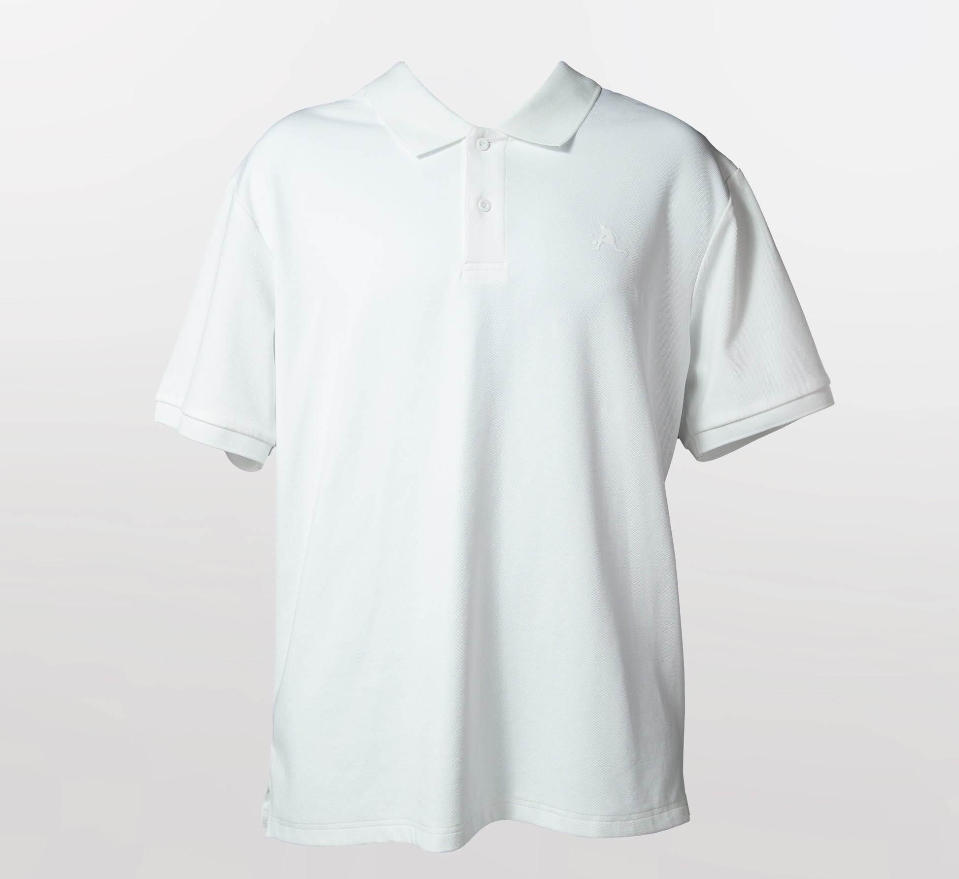 White stylish sport pickleball men polo shirt Blanc