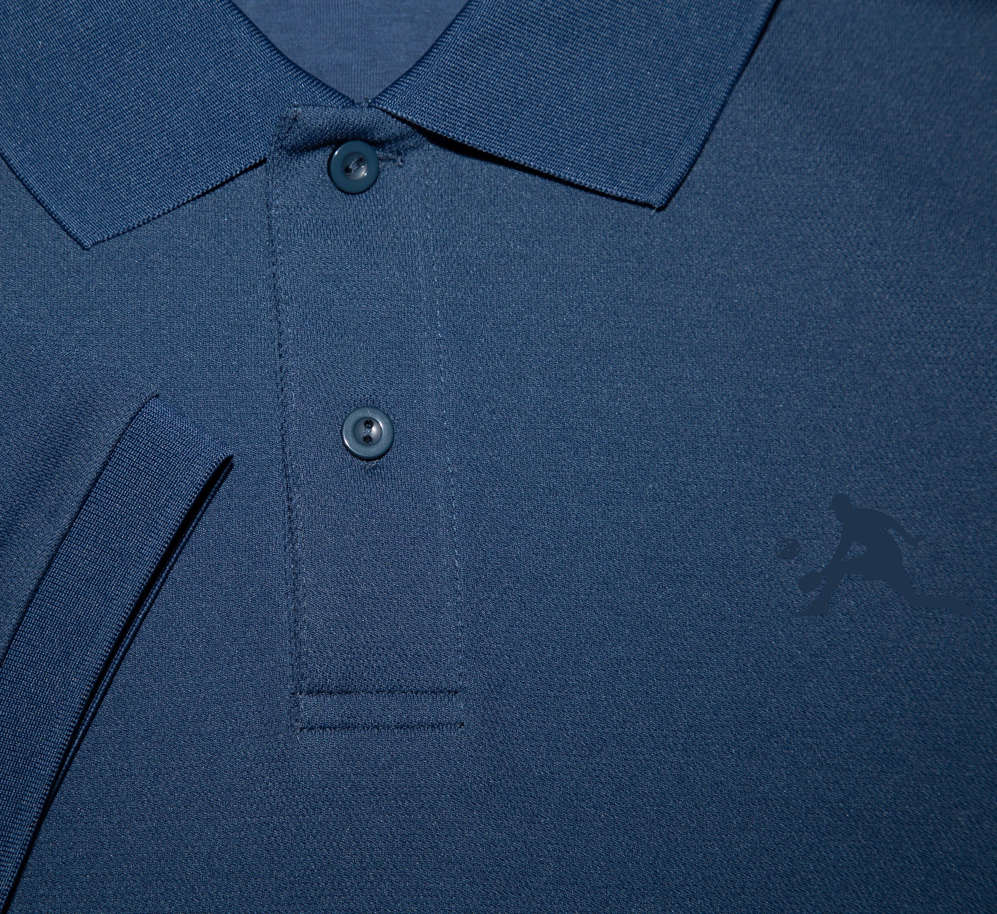 Blue chandail polo élégant sport pickleball hommes Bleu