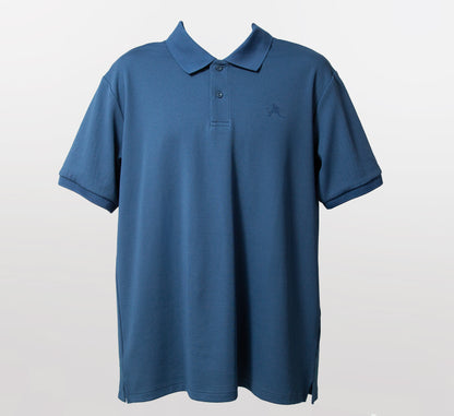 Blue stylish pickleball sport men polo shirt Bleu