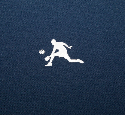 Blue chandail polo élégant sport pickleball hommes Bleu