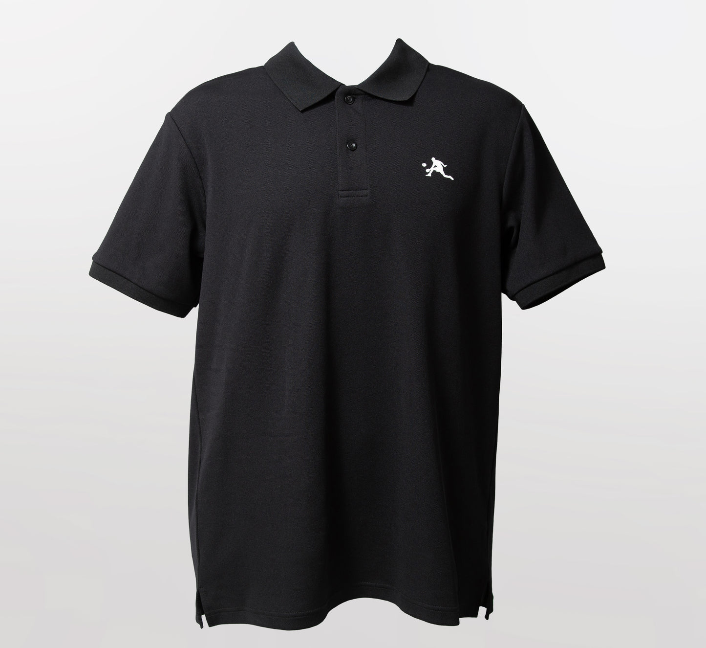 Black stylish sport pickleball men polo shirt Noir