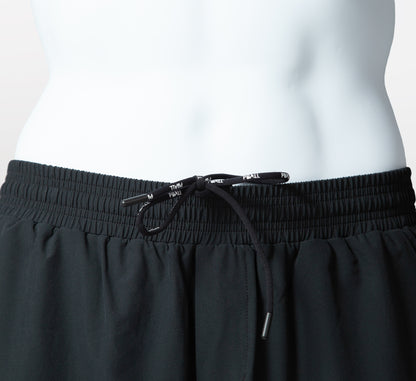 Black short hommes 2 en 1 sport performance pickleball Noir