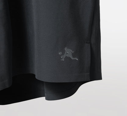Black short hommes 2 en 1 sport performance pickleball Noir