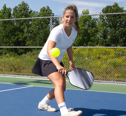 White t-shirt femme pickleball rafraichissant séchage rapide Blanc