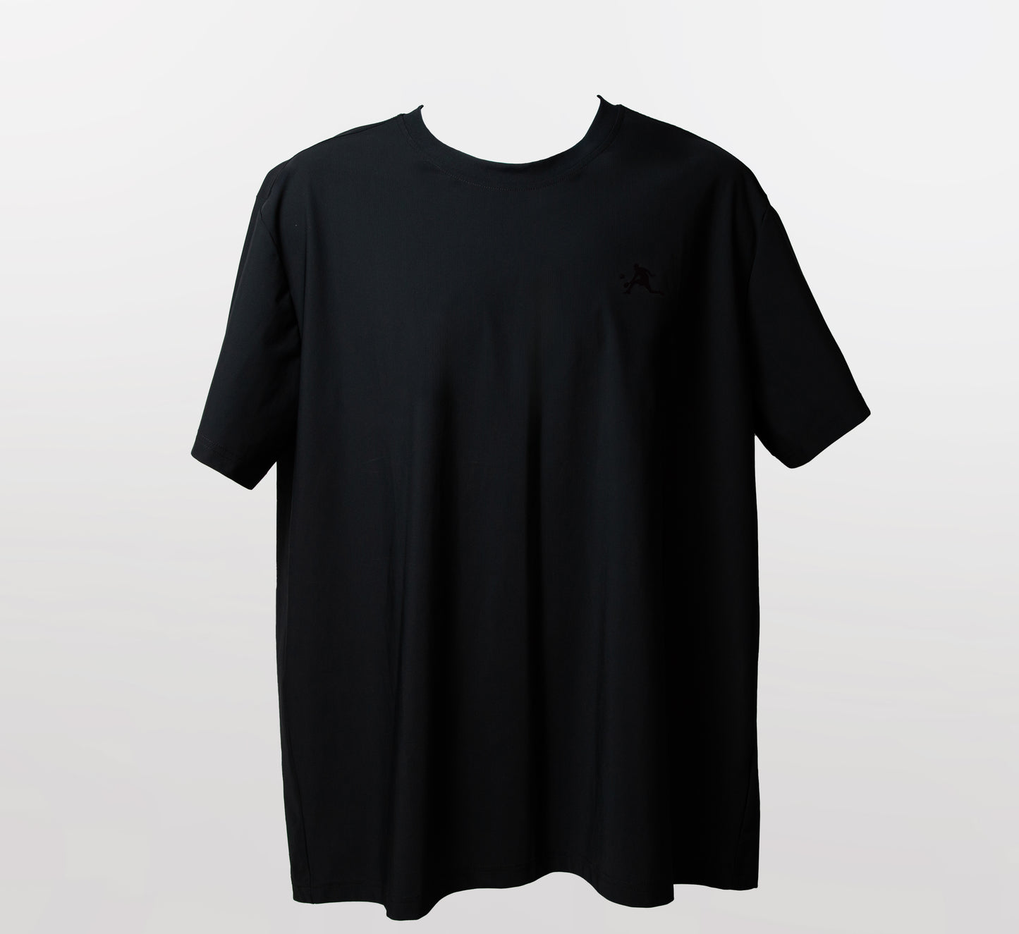 Black t-shirt hommes rafraichissant séchage rapide sport pickleball Noir
