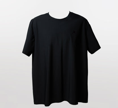 Black t-shirt hommes rafraichissant séchage rapide sport pickleball Noir