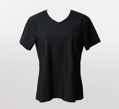 Black t-shirt on a white background Noir